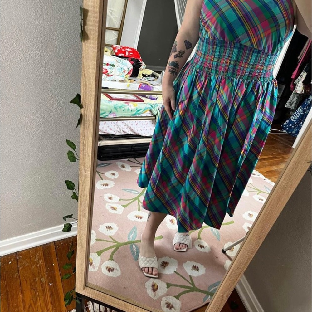 New Without Tags Christopher John Rogers For Target Multicolored Plaid Dress